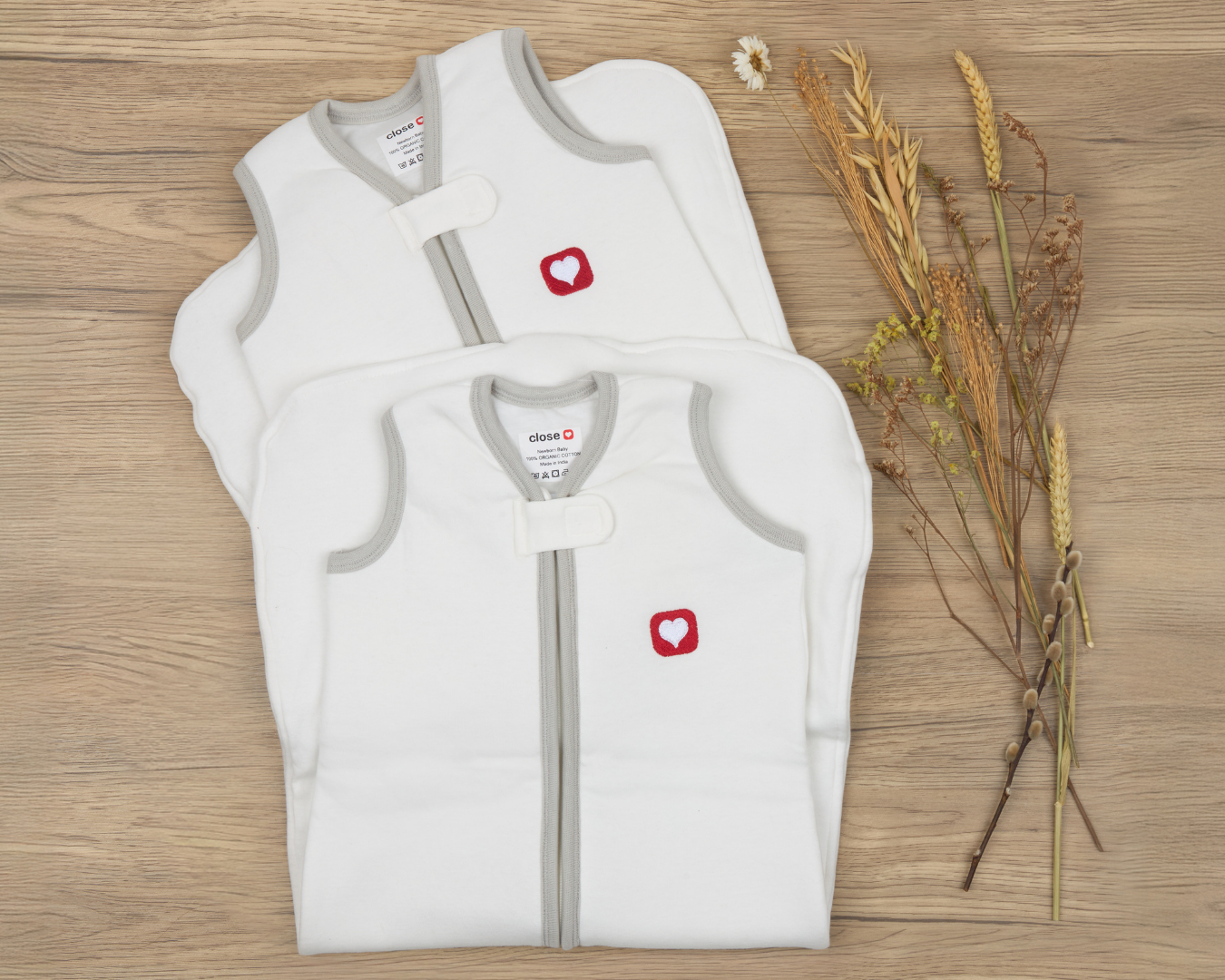 Close Organic Cotton Baby Sleeping Bag