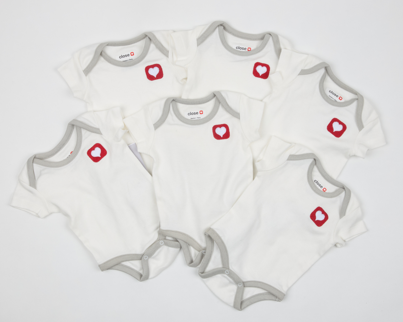 Close Organic Cotton Short-sleeved Romper