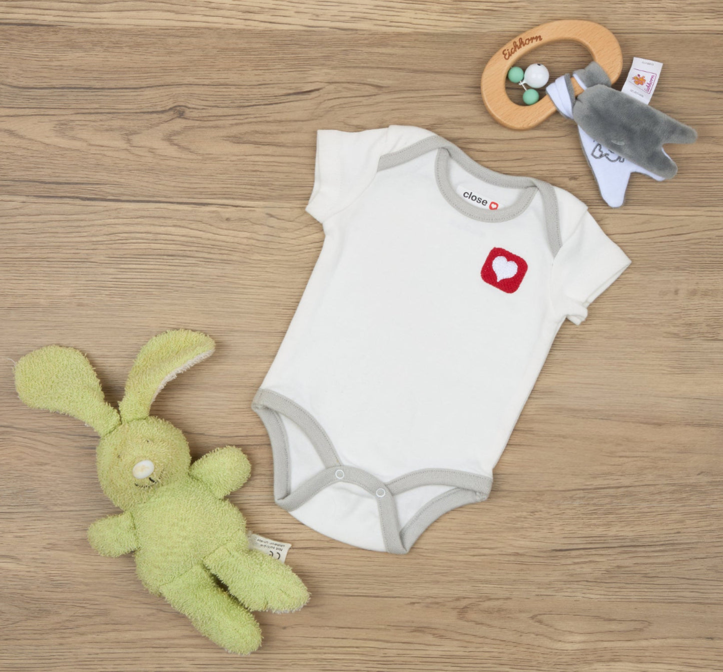 Close Organic Cotton Short-sleeved Romper